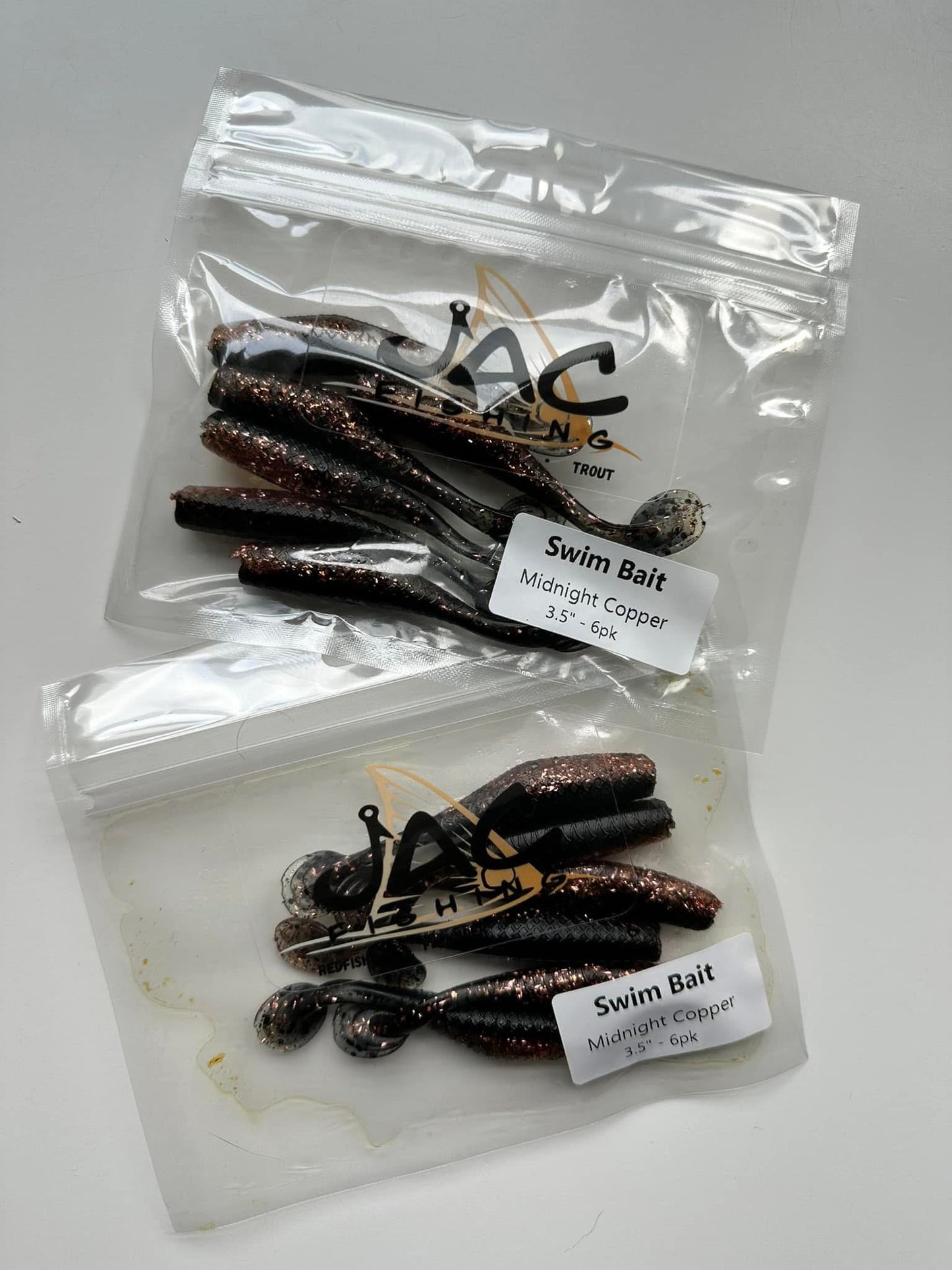 Scented 3.5" Paddle Tail Swim Baits
