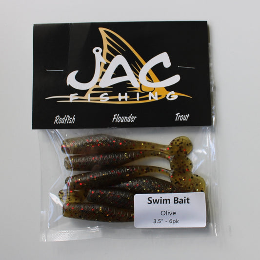 Scented 3.5" Paddle Tail Swim Baits