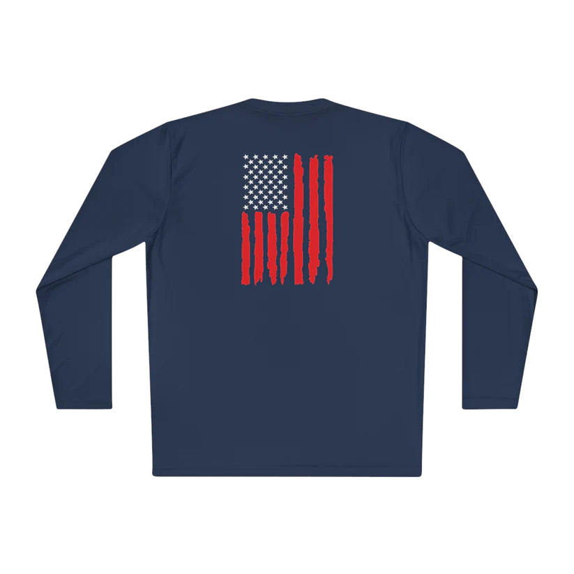 Long Sleeve Performance Shirt - Flag