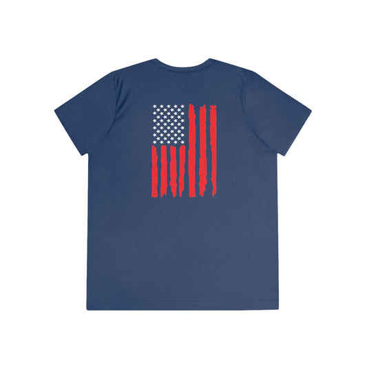 Women's Short Sleeve Performance Shirt - Flag