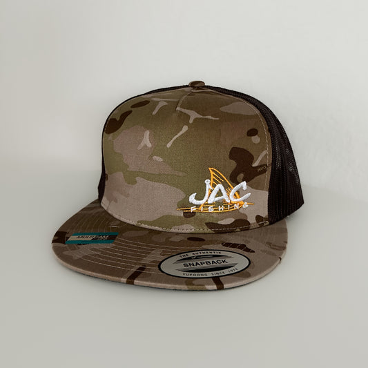 JAC Fishing Flat Bill Hat - Camo