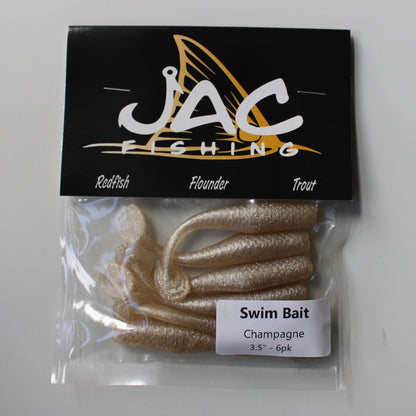 Scented 3.5" Paddle Tail Swim Baits