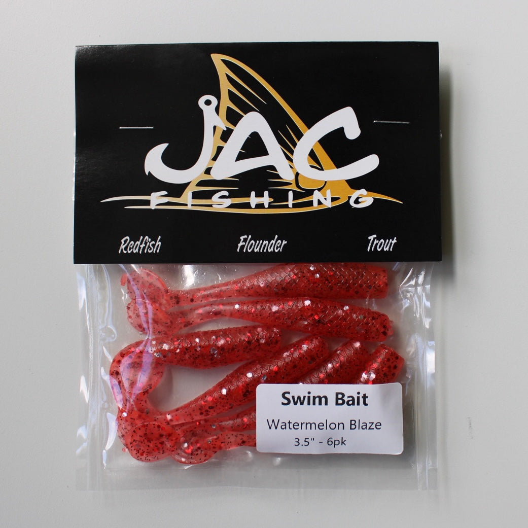 Scented 3.5" Paddle Tail Swim Baits