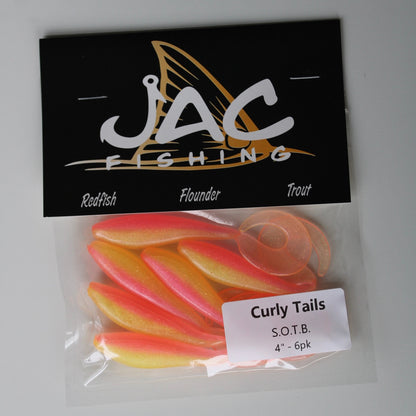 Scented 4" Curly Tail Lures