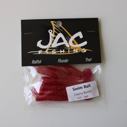 Scented 3.5" Paddle Tail Swim Baits